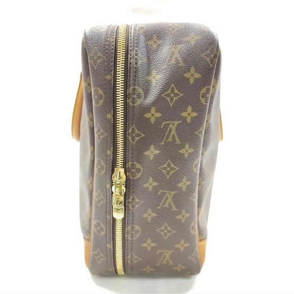 Louis Vuitton Sirius 45 Travel Bag Monogram Canvas Leather Handbag LV - Picture 3 of 8